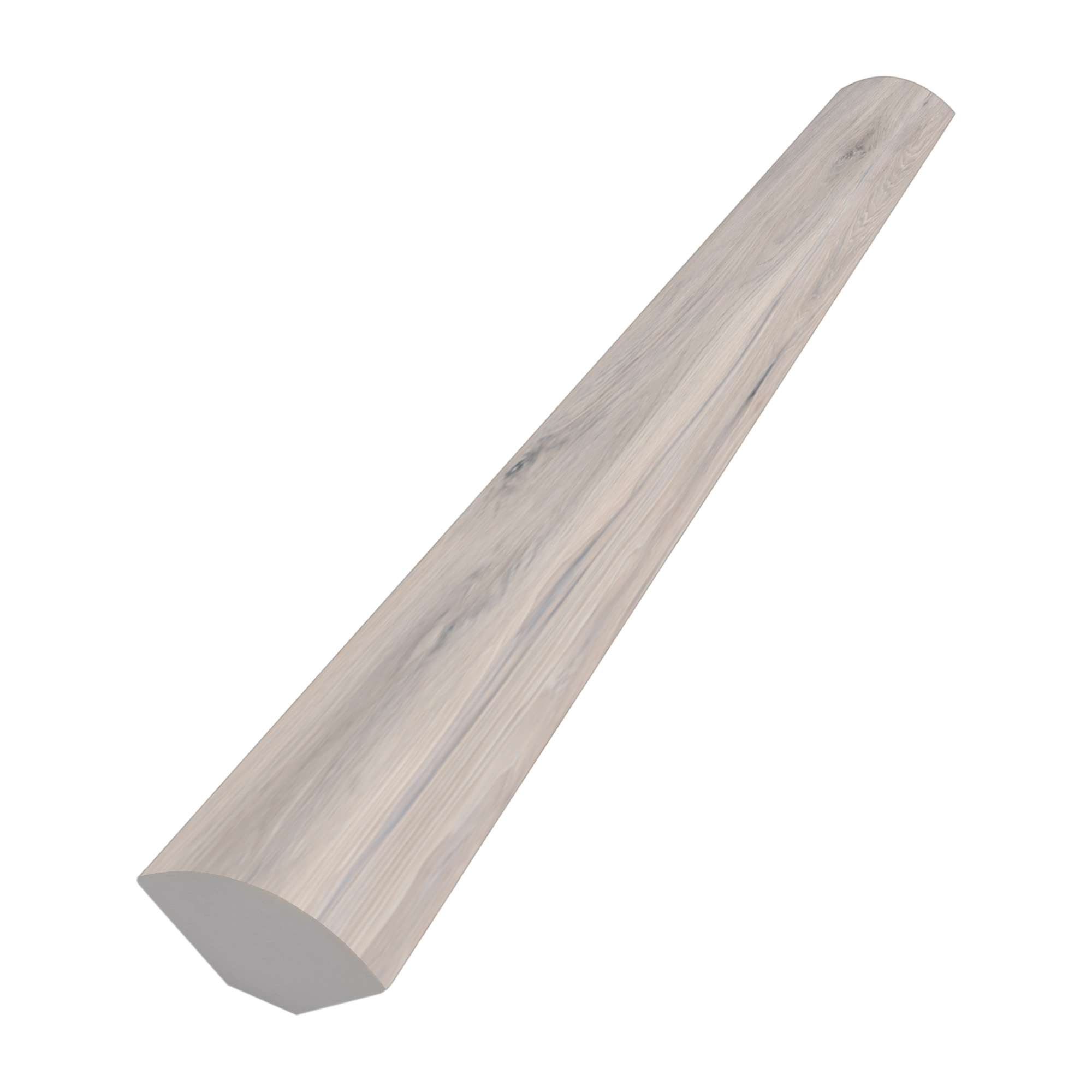 Natural Essence Plus Series LI-NE211-Q Quarter Round Moulding, 94-1/2 in L, 1.77 in W, SPC, Azur